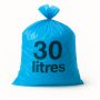 Sac poubelle - 30L - Bleu - 500 sacs