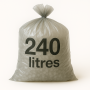 Sac poubelle - 50L - Transparent - 500 sacs