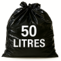 Sac poubelle - 50L - Noir - 500 sacs