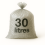 Sac poubelle - 30L - Transparent - 500 sacs