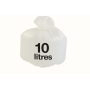 Sac poubelle - 10L - Blanc - 1000 sacs