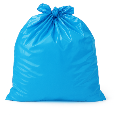 Sac poubelle - 110L - Bleu - 200 sacs